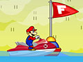 Марио катается на водных лыжах