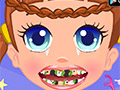 Уход за зубами семилетней милашки