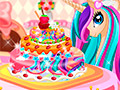 Украшаем торт для принцессы пони