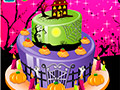 Украшение специального торта для Хэллоуина