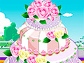 Свадебный торт с розами 3