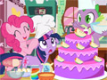 Маленькие пони готовят торт