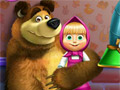 Маша и медведь на фабрике игрушек