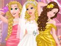 Свадебное селфи с принцессами