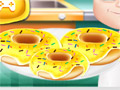 Хрустящие сливочные пончики