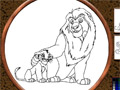 Раскраска: Король лев