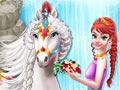 Прически принцессы и лошади